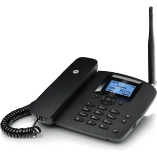 Motorola FW200L Festnetztelefon GSM Quad Band, Batteriereserve, Mikrofon stumm schalten, Freisprechfunktion