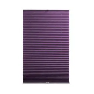 BLINDECOR Plissee ohne Bohren | lichtdurchlässiges Plissee für Fenster | Polyester | 75 x 140 cm | 607 Violett