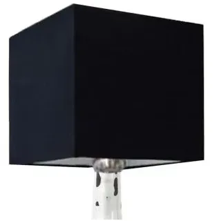 Lampenschirm schwarz 35 x 35 x 35cm