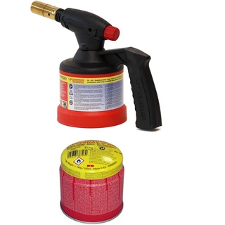 Rothenberger Industrial Lötlampe mit Piezo-Zündung 1.800 °C inkl. Piezozünder, inkl. Gaskartusche 1 Set