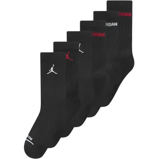 Jordan 6-Pack Crew Socken Kleinkinder - Kinder, Black, 5-7Y