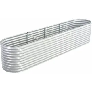 400 x 80 x 81 cm Silber