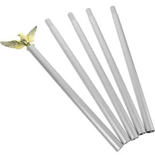 Toyvian 1Satz Fahnenmast Set Aluminium Fuß Abnehmbarer Fahnenmast für Garten und Veranstaltungen und Rostfrei für Sportfeste und Outdoor Aktivitäten