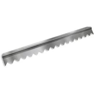 Metzler Entnahmesicherung aus Edelstahl, Diebstahlschutz für den Briefkasten - Entnahmesicherung für Briefkasten - gezackter Entnahmeschutz - 330mm Länge