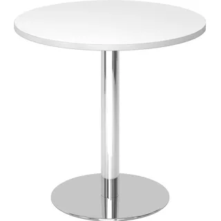 Hammerbacher Bistrotisch weiß 80,0 x 80,0 x 74,5 cm