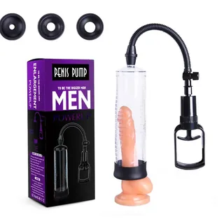 Lmgoc Manuelle Penispumpe in 3 Größen, Unterdruck-Penistraining Manschette Masturbator muschi Vakuumpumpe Erektion Penisvergrößerung Penispumpe Erotik Toyset Sex Spielzeug für die Männer Extrem