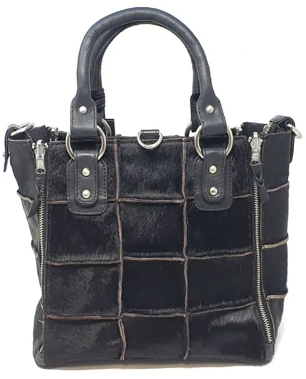 Bull Hunt Jackie-Sherpa Black Shopper