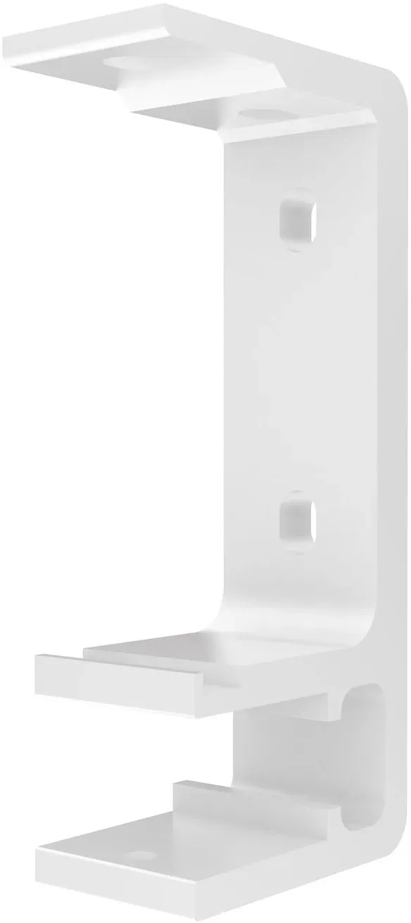 Wand- und Deckenhalter für  Halbkassettenmarkisen für 4,5m - 5m Weiß