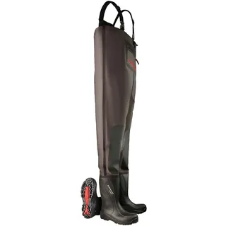 Dunlop Stiefel Purofort+ Wathose schwarz 47 - 47