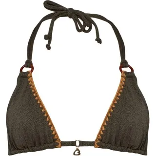 BANANA MOON Bikini-Oberteil mit rückseitiger Schnürung Modell Yero Santafe Khaki, XL