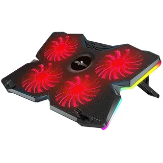 Offgridtec Laptopkühler belüftet Laptopständer mit USB-Anschluss K25 Pro, Rot