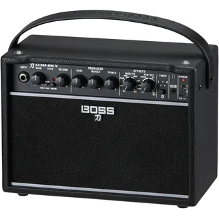 boss (electronics) Ktn-Mini X (Bass, Gitarre, 10 W), Instrumentenverstärker, Schwarz
