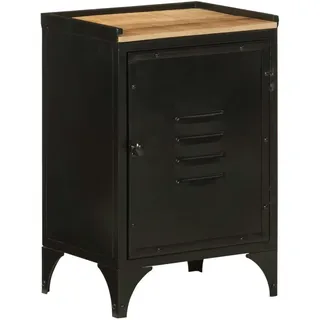 vidaXL Badschrank 40x30x60 cm Eisen und Massivholz Mango