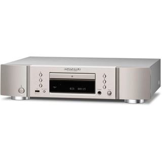 Marantz CD6007 HiFi CD Player, CD Spieler, CD- und CD-R/RW-Wiedergabe, USB, Kopfhörer-Verstärker, Silber-Gold,