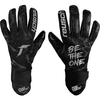 Reusch Pure Contact Infinity Junior griffige und atmungsaktive Torwarthandschuhe Kinder Jugendliche Fußballhandschuhe für Jungen und Mädchen perfekt geeignet für Kunstrasen