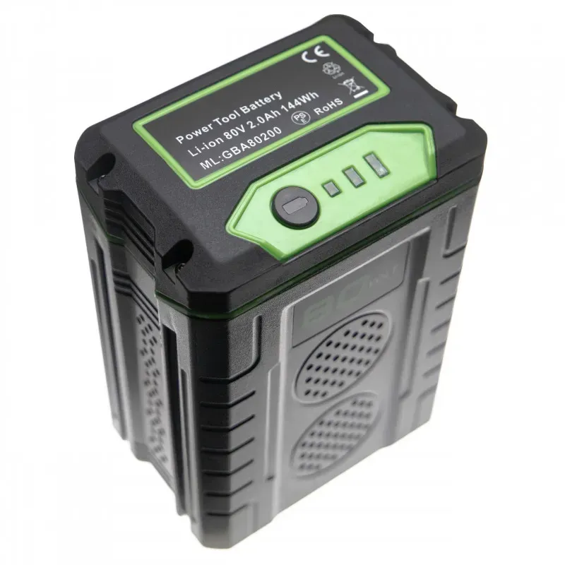 Akku für Greenworks GD80, Stiga Heckenschere, Laubbläser,Rasenmäher, wie SBT2580,  SBT5080, 80V, 2Ah