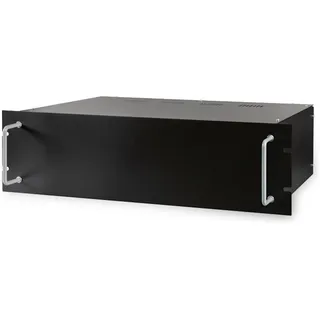 BLANKO 480 mm (19") Rack-Leergehäuse 3 HE, Montagesatz