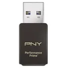 SD MicroSD XC Card PNY Performance Prime Memory Card Reader retail
