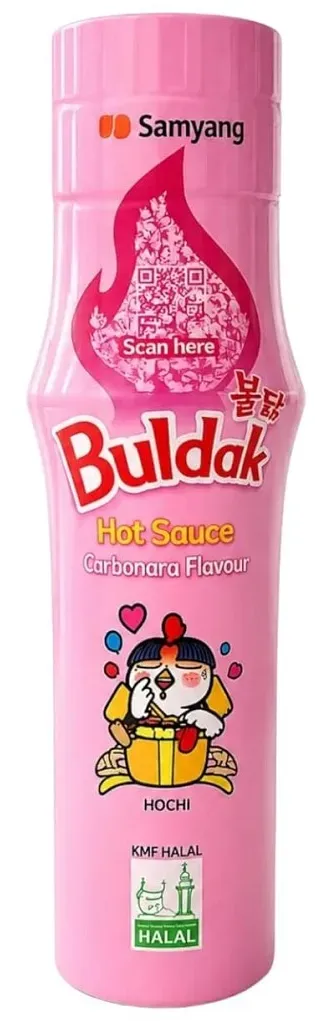 Samyang Buldak scharfe Sauce Carbonara Pink 165ml