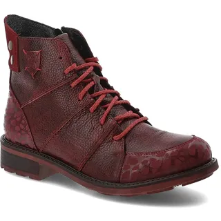 Rote Schnürschuhe Maciejka Modische Damenschuhe, 40