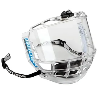 Bauer Erwachsene Visier für Eishockeyhelm Concept III - Full Visors - Senior, Clear, One size, 1041010