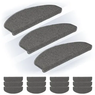 Relaxdays Stufenmatte 65 x 24 cm Grau