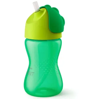 Philips Trinkbecher mit Strohhalm Grün 300 ml (SCF798)