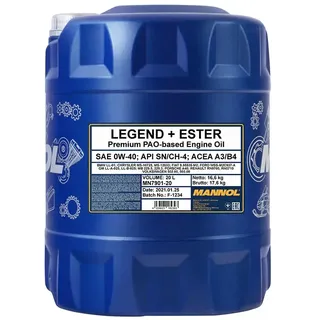 Legend+Ester 0W-40 7901 20 l
