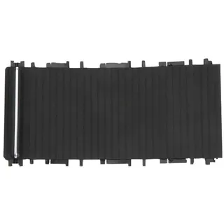 MORREZ Passend for BMW E46 3 Serie 98–05 Mittelkonsolen-Abdeckung, Getränkehalter, Schiebe-Rollo, Vorhang, hintere Konsolen-Ablage-Abdeckung (Color : Black)