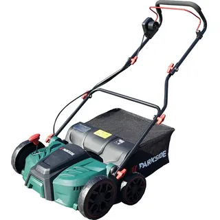 Parkside Elektro-Vertikutierer / Lüfter 2in1 Elektro Vertikutierer Rasenlüfter PELV 1800, Zentrale 4-Stufen-Tiefeneinstellung