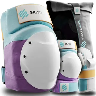 Schoner-Set Erwachsene Skateboard Rollschuhe Schlittschuhe Protektoren 3er Set