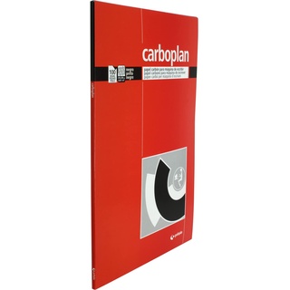 Grafoplás | Box mit 100 Blatt Kohlepapier für Schreibmaschine | Schwarz | 210 x 330 mm | Carboplan