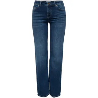 Only Blush Jeans Straight Fit in Dunkelblau-XL-L30