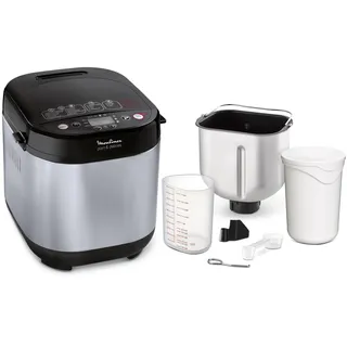 Moulinex Brot/Flower Delight Brotbackautomat mit Funktion Joghurt Metall/schwarz 1 kg 720 W