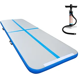 e4fun Air Track Matte 3 Meter mit manueller Handpumpe