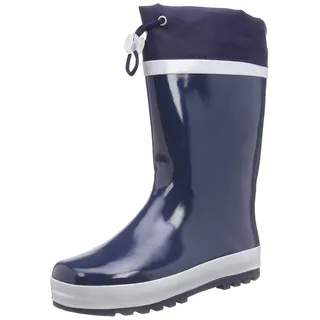 Playshoes Gummistiefel BASIC gefüttert in Marine, 32/33 EU