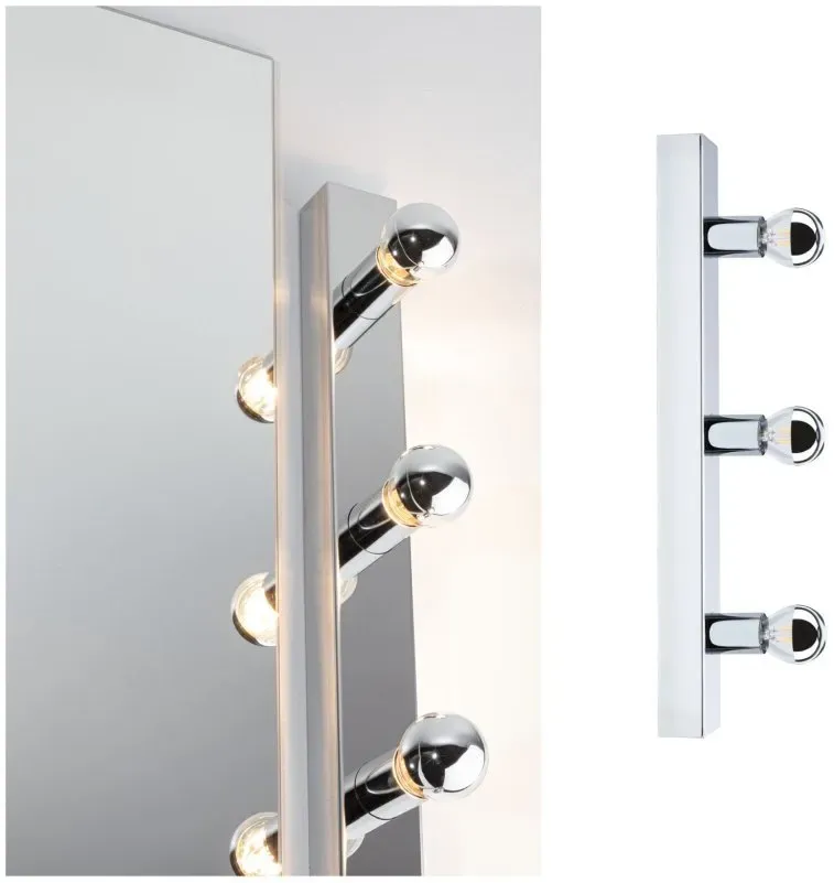Paulmann 5316 Spiegelleuchte Regula II inkl. Leuchtmittel 3-flammig IP44 E14 2700K 3x440lm 3x4,8W