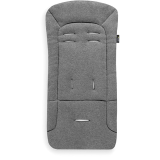 hauck Universal Sitzauflage für Buggys, Kinderwagen, Kinderfahrradanhänger, Baumwolle, Atmungsaktiv, Weich, Einfache Befestigung, Sommer & Winter (Charcoal)