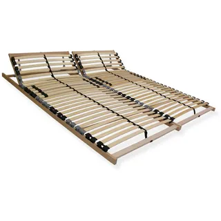 Sleepneo Lattenrost, Buche, Holz, 7-Zonen, 160x200 cm, Hergestellt in Deutschland, Blauer Engel, TÜV Süd, verstellbar, Schlafzimmer, Lattenroste