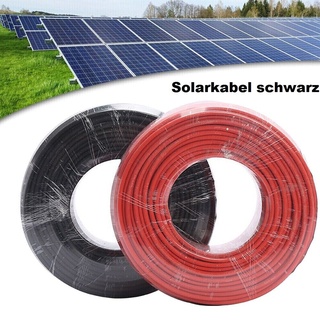 Solarkabel Solarleitung 6mm2 schwarz reines Kupferkabel Photovoltaik 1m