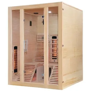 SANOTECHNIK OSLO Infrarotkabine Wärmekabine 2 Pers. 150x150x200 cm