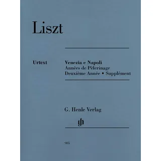 G. Henle Verlag Venezia e Napoli für Klavier: Supplément aus Années de Pèlerinage 2: Instrumentation: Piano solo (G. Henle Urtext-Ausgabe)