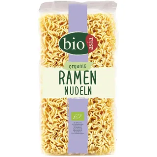 BIOASIA Bio Ramen Nudeln, ohne Ei, schnell und einfach zubereitet, vegetarisch (1 x 250 g)