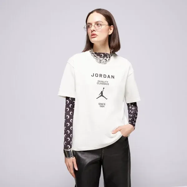 T SHIRT W JORDAN SS GF GFX TEE JQC - Beige - XS