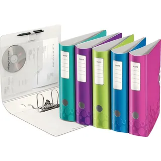 Leitz Ordner Active Wow A4 80mm Polyfoam sortiert