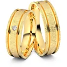 Trauringe Wuppertal 750er Gelbgold - 3407