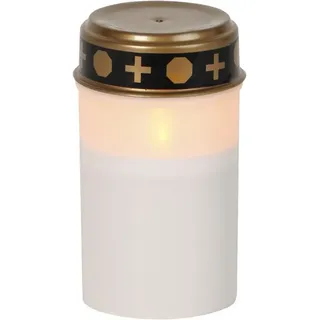 Star Trading - led Grablicht mit Timer Grabkerzen led mit Batterie Grabkerze led Grablicht led Grablichter led mit Timer Grabkerzen weiß led