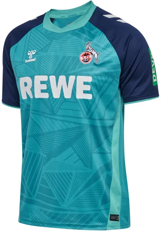 hummel 1. FC Köln Ausweichtrikot 2024/25 7851 - pagoda blue 3XL
