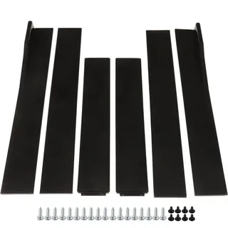 Eosnow Auto-Seitenschweller, 2,2 m, glänzend schwarz, Rocker-Panel außen, untere Linie, Verlängerungen, Splitter-Lippen-Diffusoren