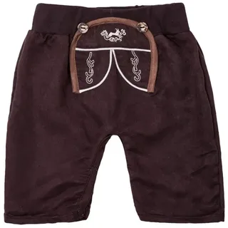 Isar-Trachten Trachtenlederhose Isar-Trachten Baby Jungen Trachtenhose Lederhose 6 braun 68